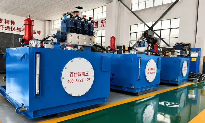 Hydraulic System for Chain Riveting Equipment