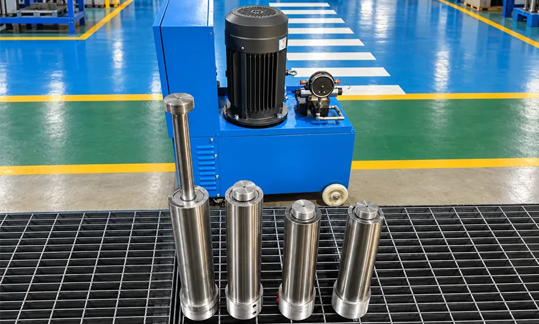 120 MPa Ultra-High-Pressure Hydraulic Systems and Cylinders